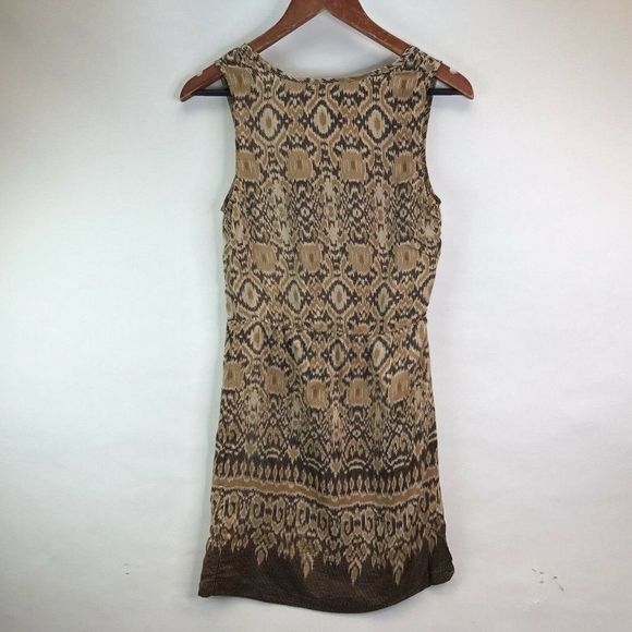 John Robshaw For Lucky Brand Size XS 100% Silk Dre - Picture 4 of 6